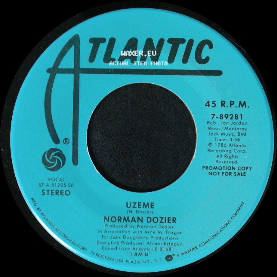 Norman Dozier - Uzeme / Uzeme side B