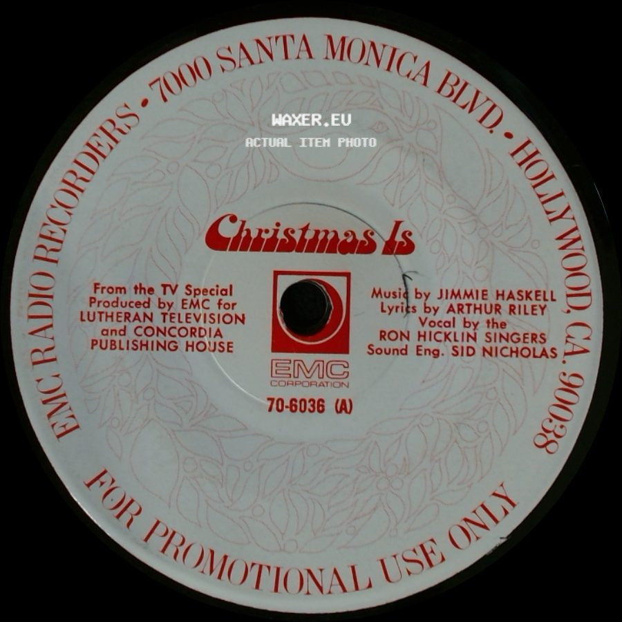 Unknown Artist - Christmas Is / What Is Christmas side A