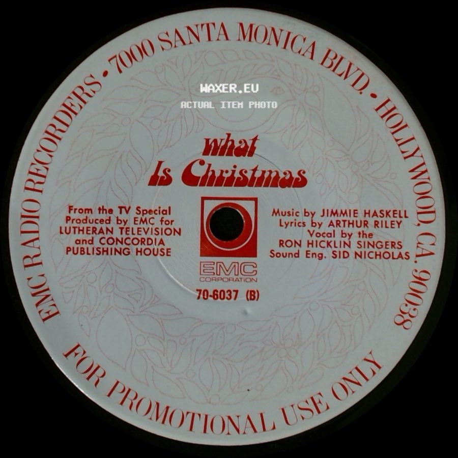 Unknown Artist - Christmas Is / What Is Christmas side B