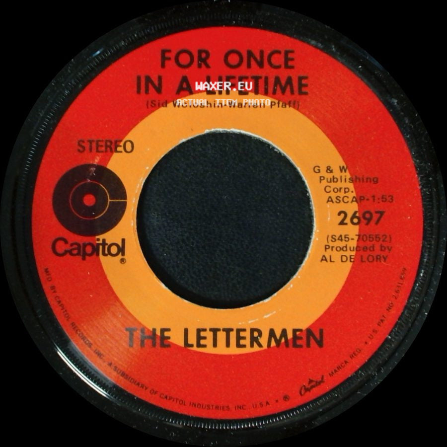 The Lettermen - For Once In A Lifetime / Traces / Memories Medley side A