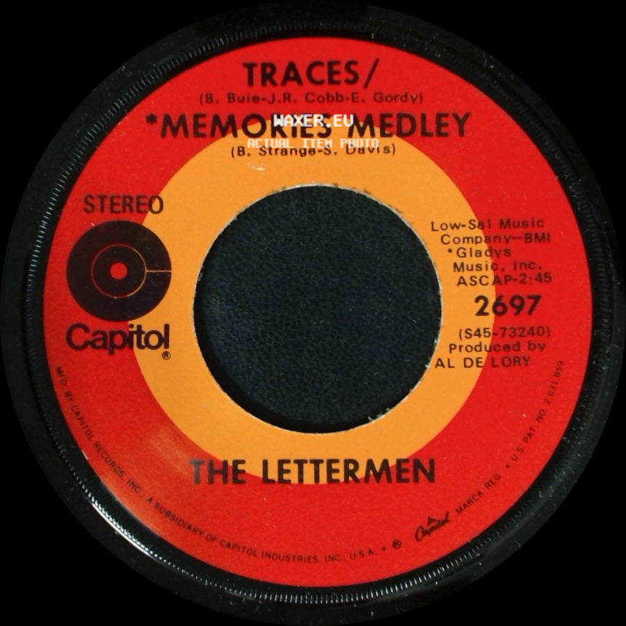 The Lettermen - For Once In A Lifetime / Traces / Memories Medley side B