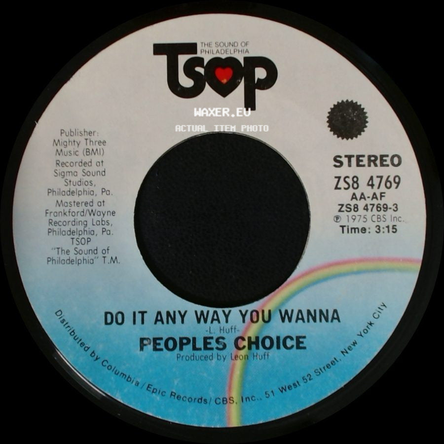 Peoples Choice - Do It Any Way You Wanna / The Big Hurt side A
