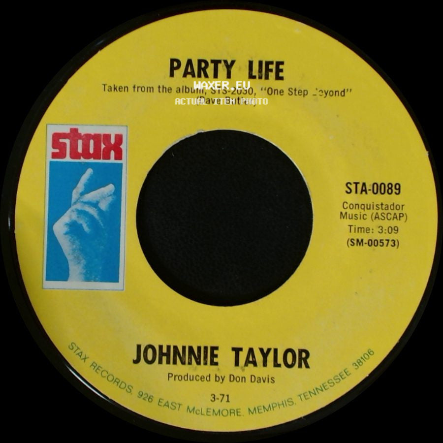 Johnnie Taylor - I Don't Wanna Lose You / Party Life side B