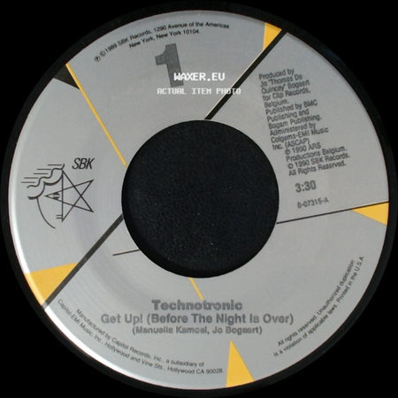 Technotronic - Get Up! (Before The Night Is Over) / Raw side A