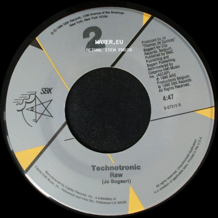 Technotronic - Get Up! (Before The Night Is Over) / Raw side B