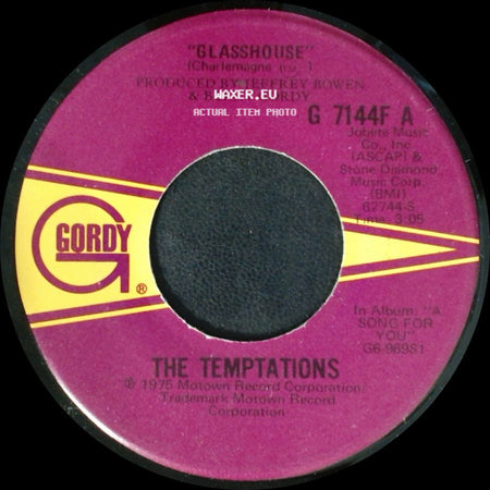 The Temptations - Glasshouse / The Prophet side A