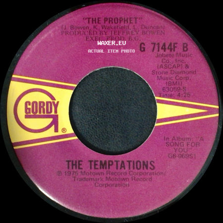 The Temptations - Glasshouse / The Prophet side B