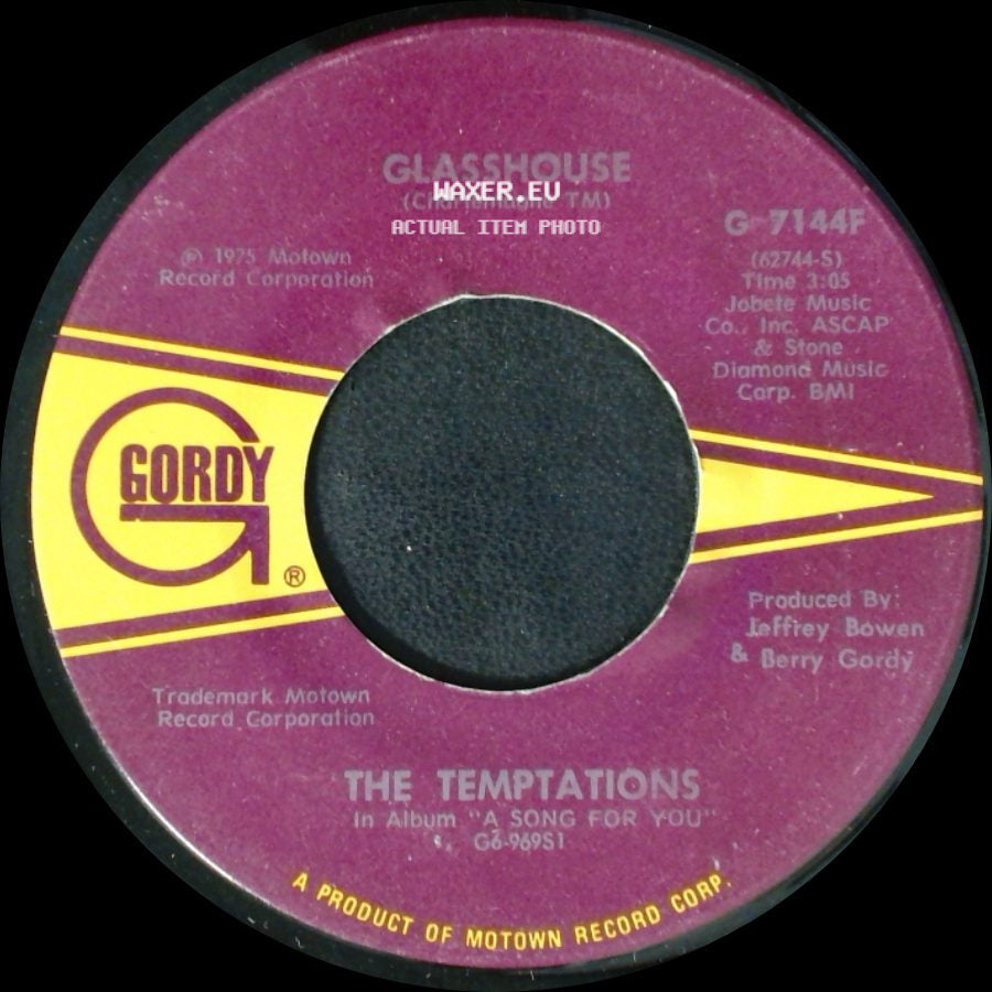 The Temptations - Glasshouse / The Prophet side A