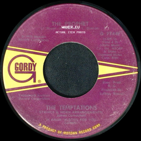 The Temptations - Glasshouse / The Prophet side B