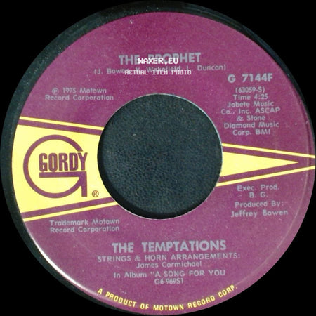 The Temptations - The Prophet / Glasshouse side A