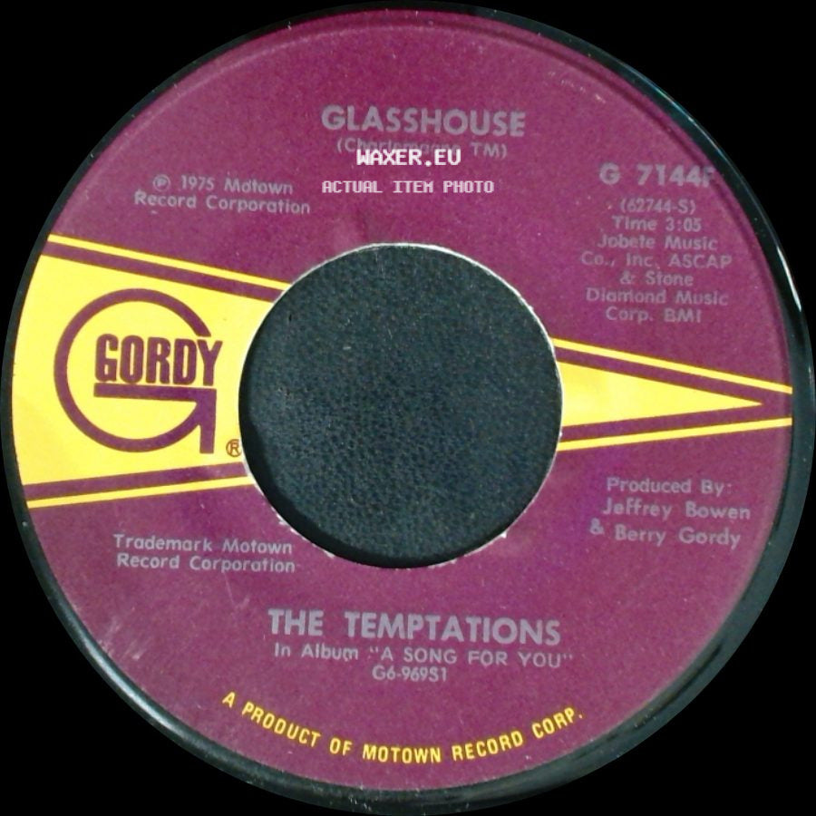 The Temptations - The Prophet / Glasshouse side B