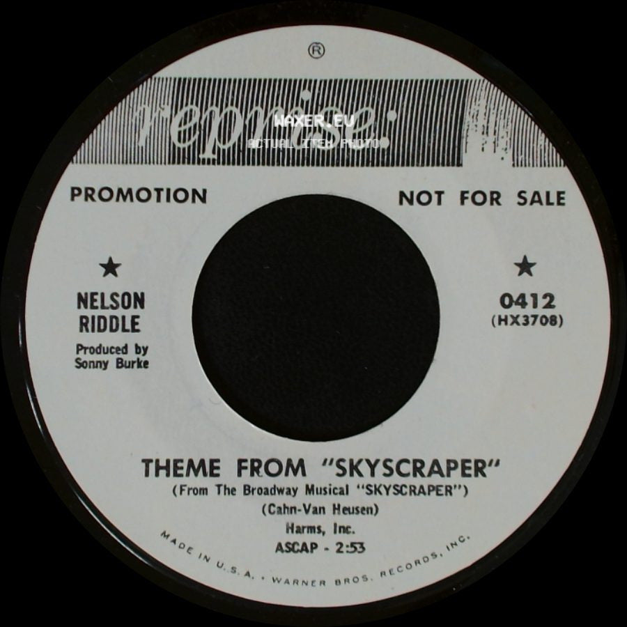 Nelson Riddle - Theme From "Skyscraper" / Marriage On The Rocks side A