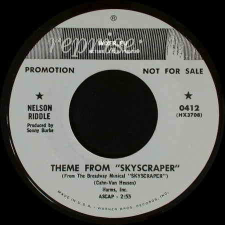 Nelson Riddle - Theme From "Skyscraper" / Marriage On The Rocks side A