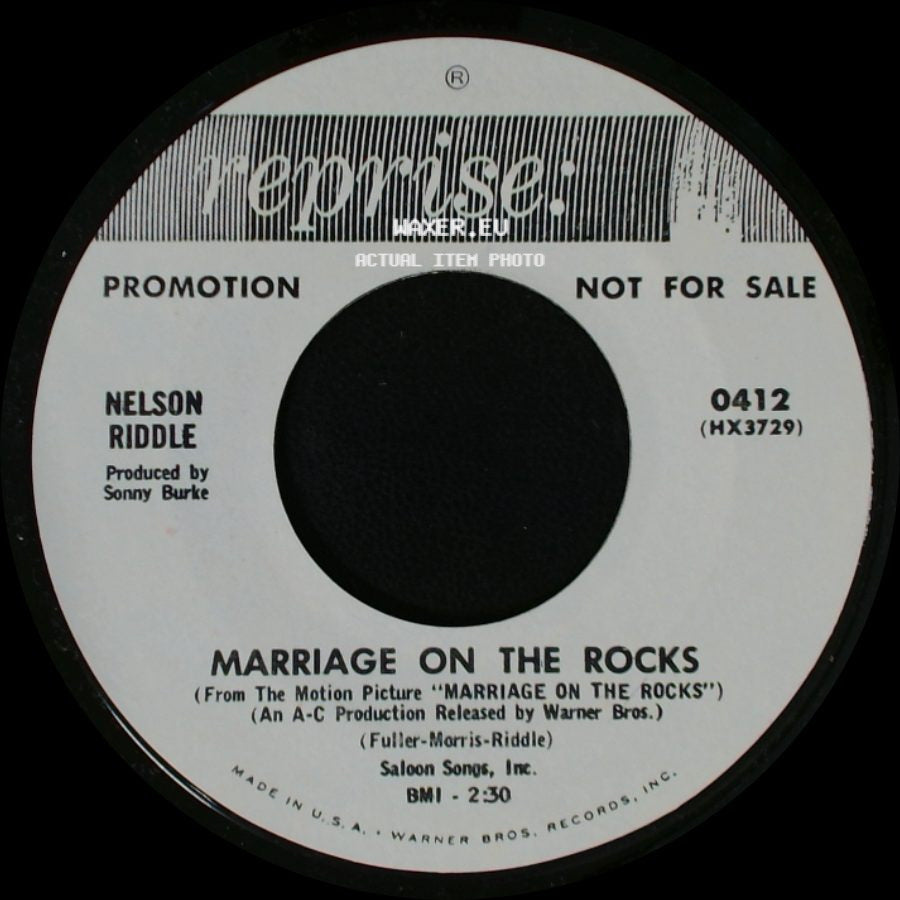 Nelson Riddle - Theme From "Skyscraper" / Marriage On The Rocks side B