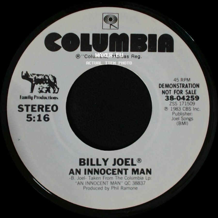 Billy Joel - An Innocent Man / An Innocent Man side B
