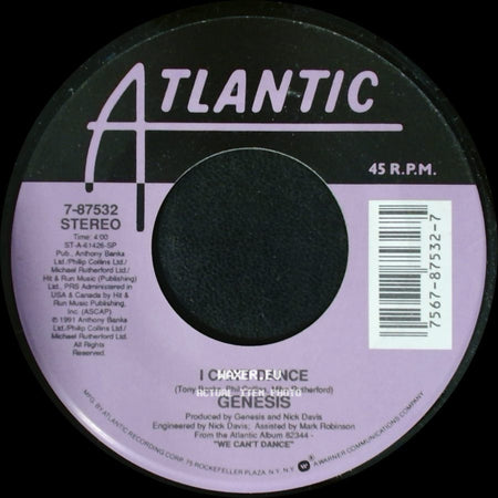 Genesis - I Can't Dance / On The Shoreline side A