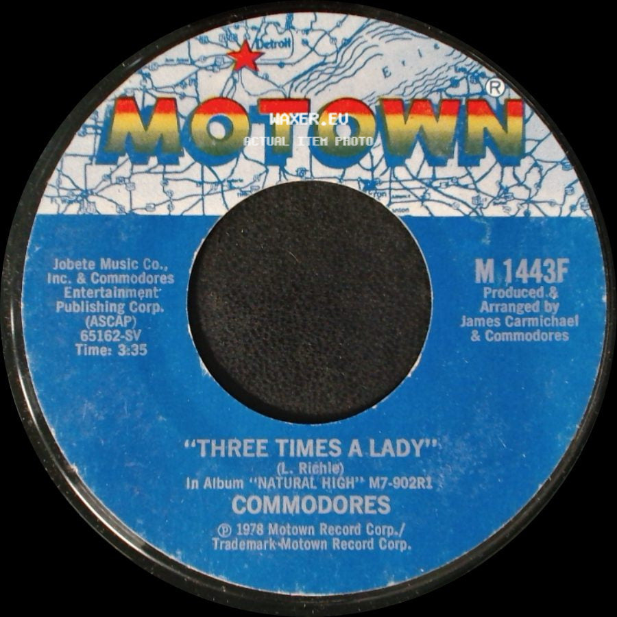 Commodores - Look What You've Done To Me / Three Times A Lady side B