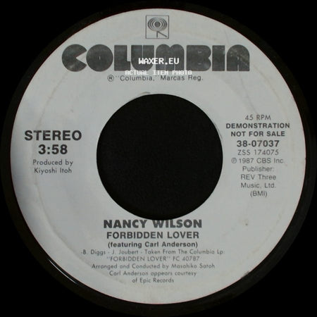 Nancy Wilson - Forbidden Lover / Forbidden Lover side A