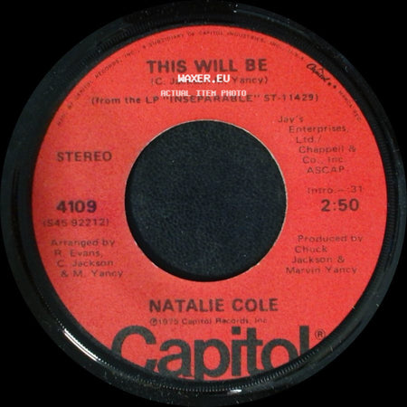 Natalie Cole - This Will Be / Joey side A