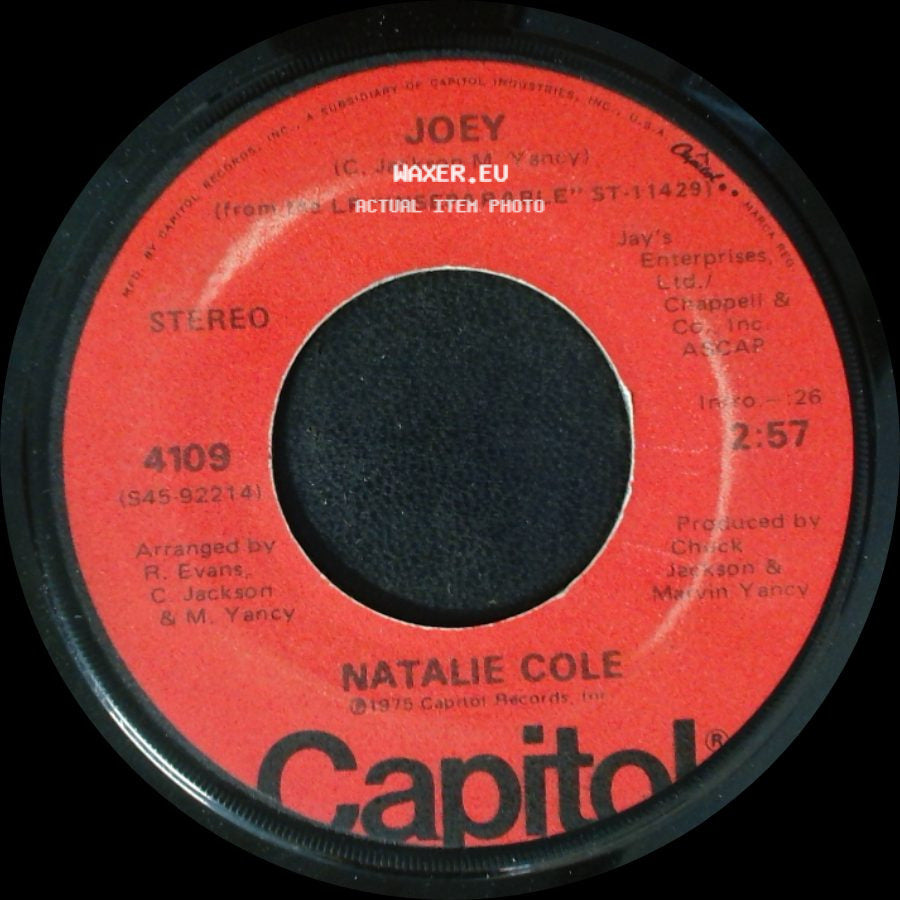 Natalie Cole - Joey / This Will Be side A