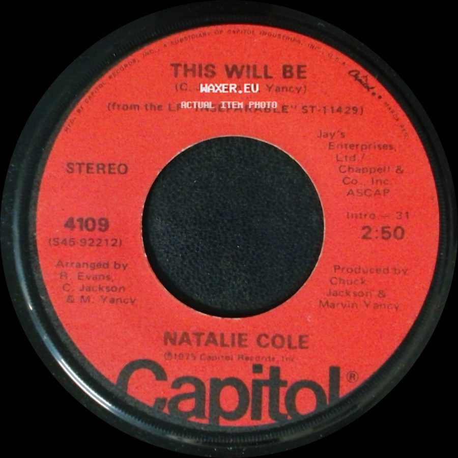 Natalie Cole - Joey / This Will Be side B