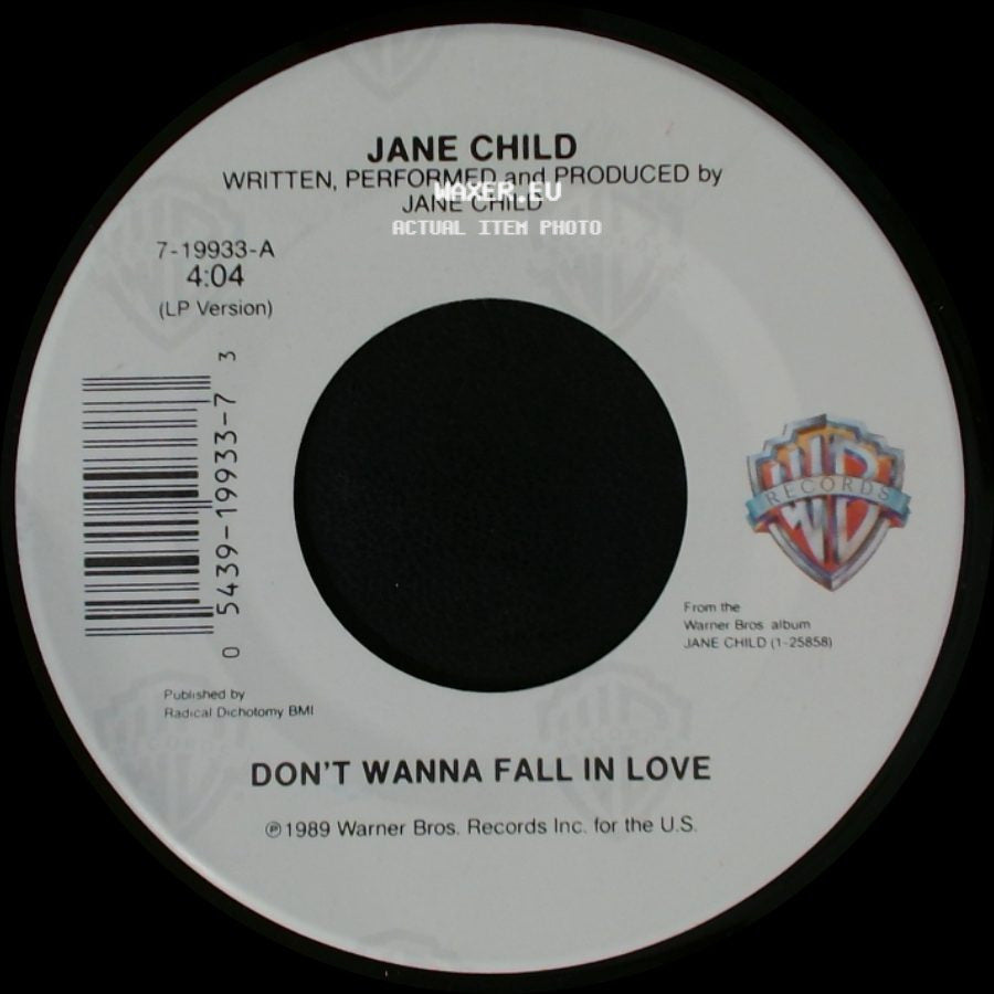 Jane Child - Don't Wanna Fall In Love / World Lullabye side A