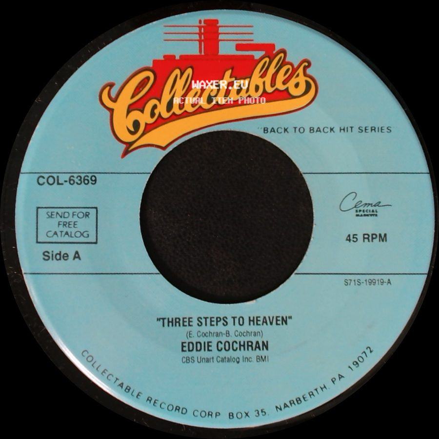 Eddie Cochran - Three Steps To Heaven / Drive In Show side A