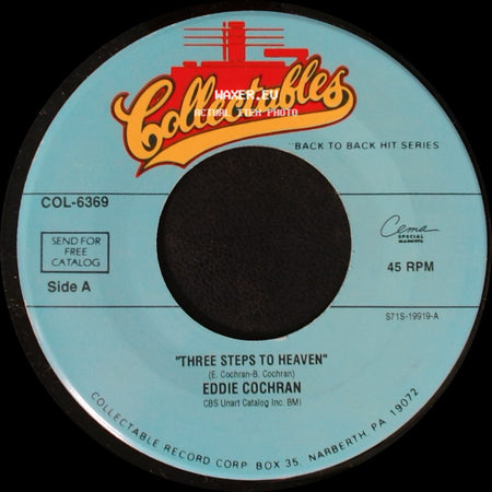 Eddie Cochran - Three Steps To Heaven / Drive In Show side A