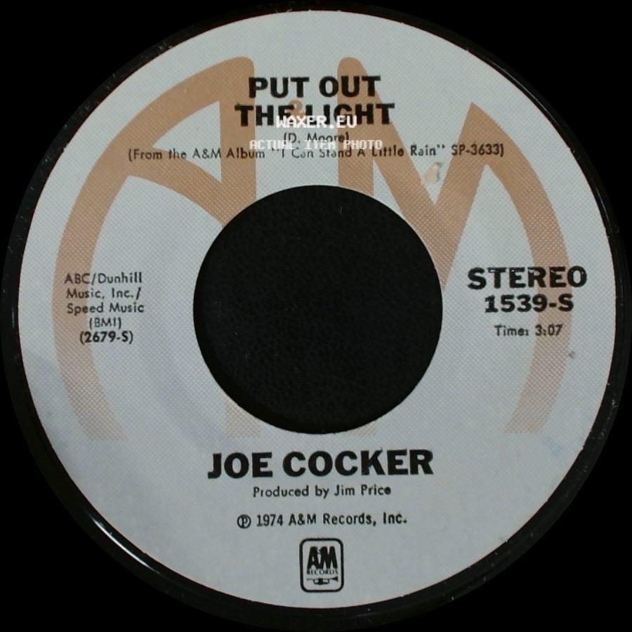 Joe Cocker - If I Love You / Put Out The Light side B