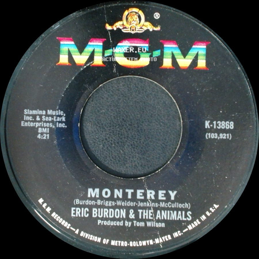 Eric Burdon & The Animals - Monterey / Ain't It So side A
