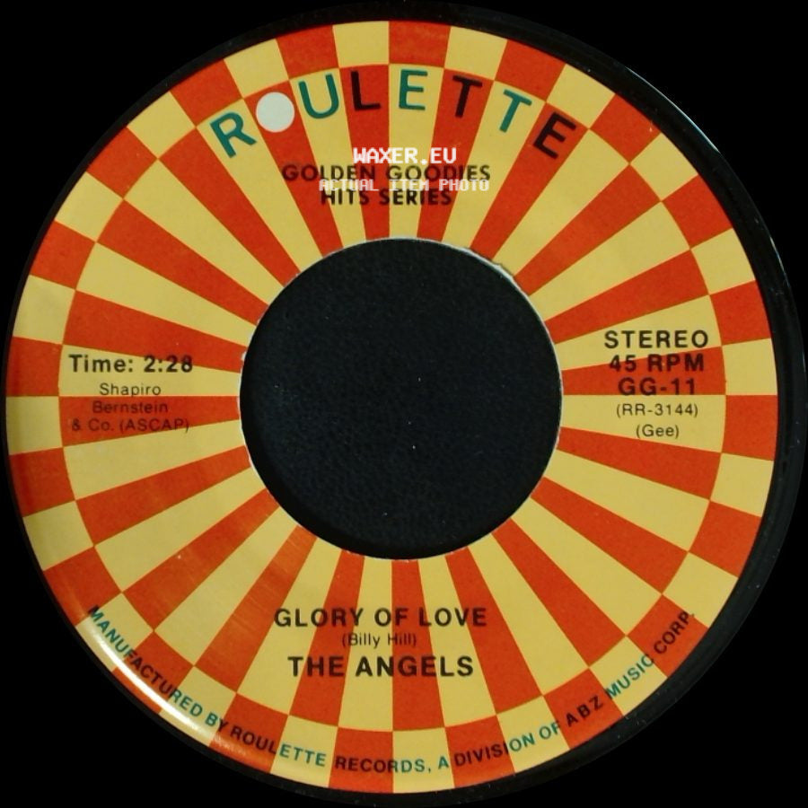 The Techniques / The Angels - Hey Little Girl / Glory Of Love side B