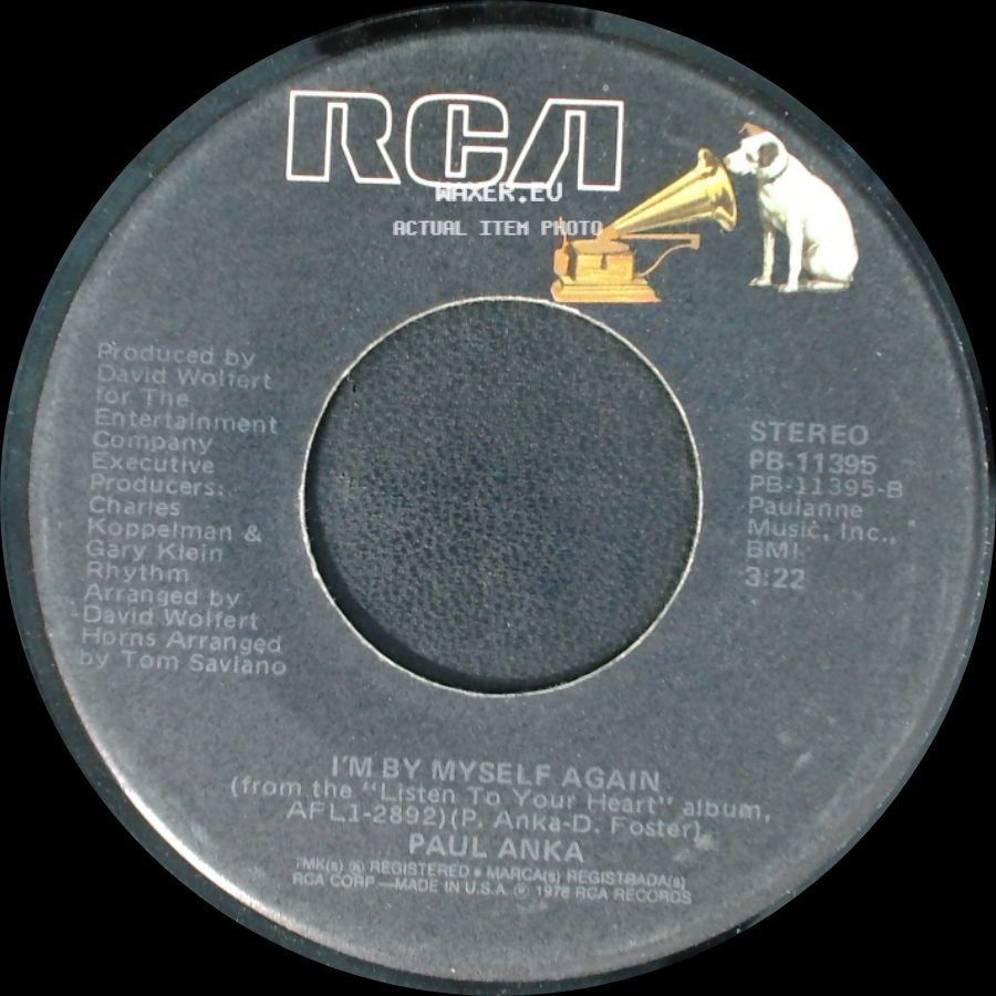 Paul Anka - This Is Love / I'm By Myself Again side B