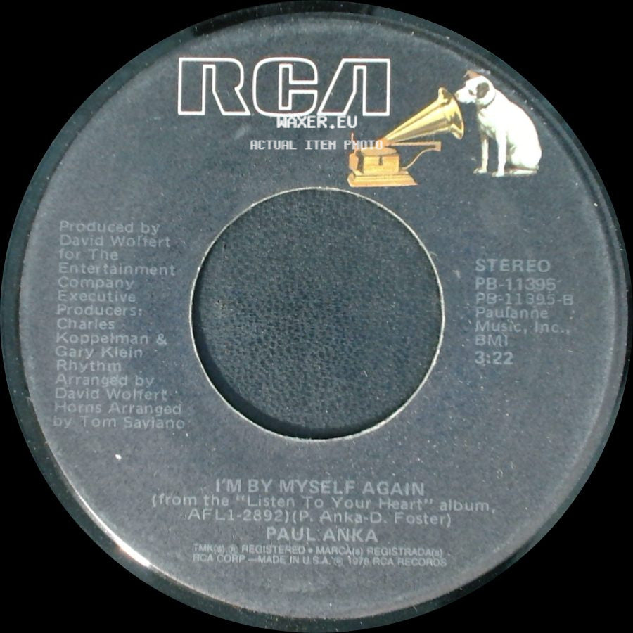 Paul Anka - I'm By Myself Again / This Is Love side A