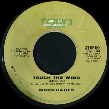 Mocedades - Touch The Wind (Eres Tu) / Eres Tu (Touch The Wind) side A