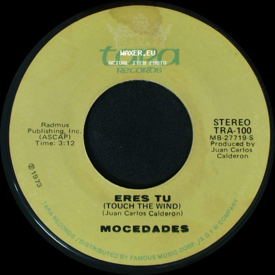 Mocedades - Touch The Wind (Eres Tu) / Eres Tu (Touch The Wind) side B