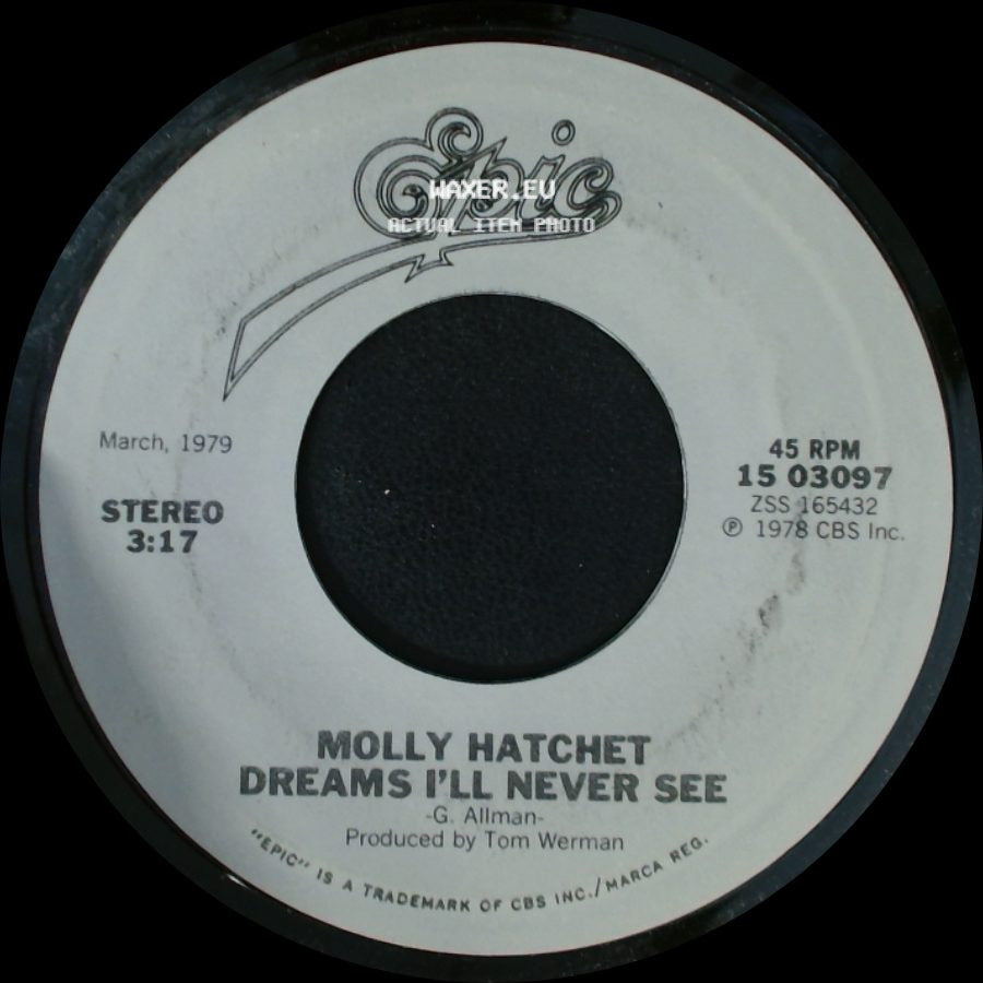 Molly Hatchet - Dreams I'll Never See / Flirtin' With Disaster side A