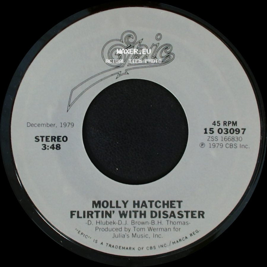 Molly Hatchet - Dreams I'll Never See / Flirtin' With Disaster side B