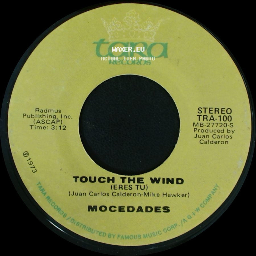 Mocedades - Eres Tu (Touch The Wind) / Touch The Wind (Eres Tu) side B
