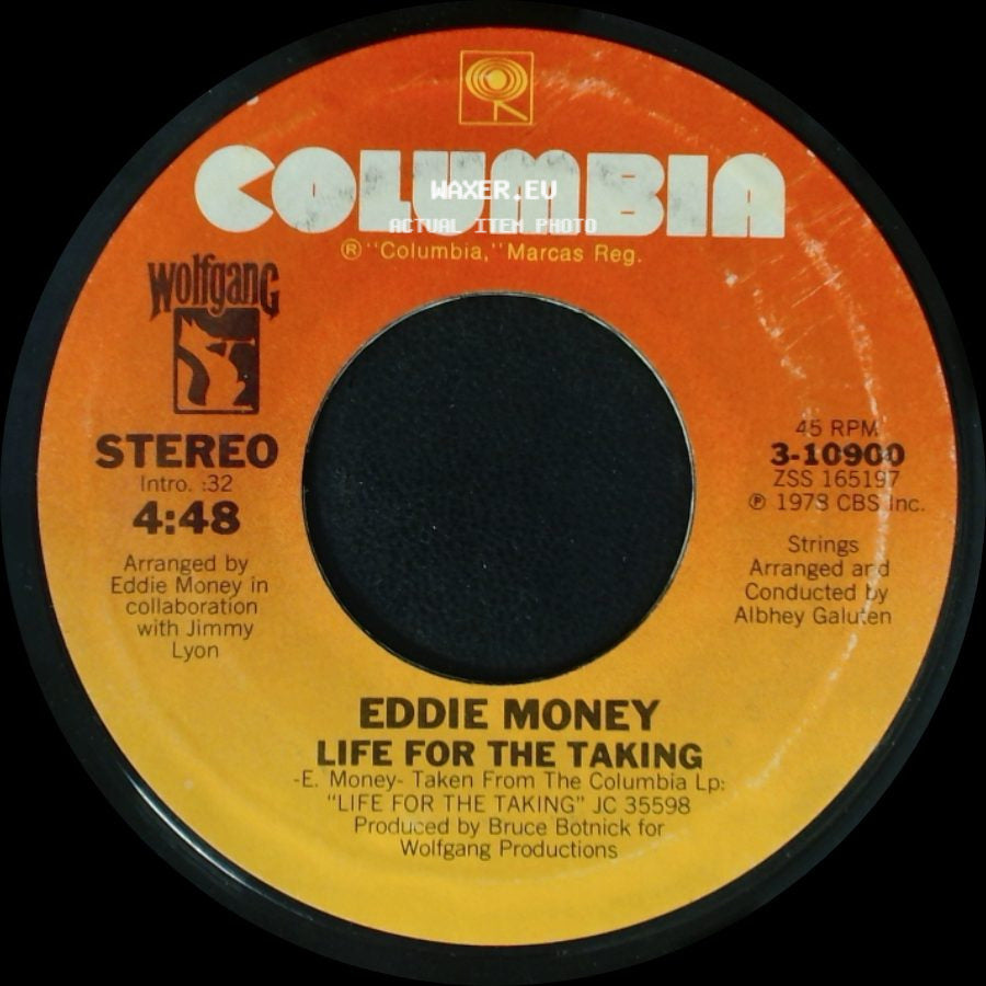 Eddie Money - Maybe I'm A Fool / Life For The Taking side B