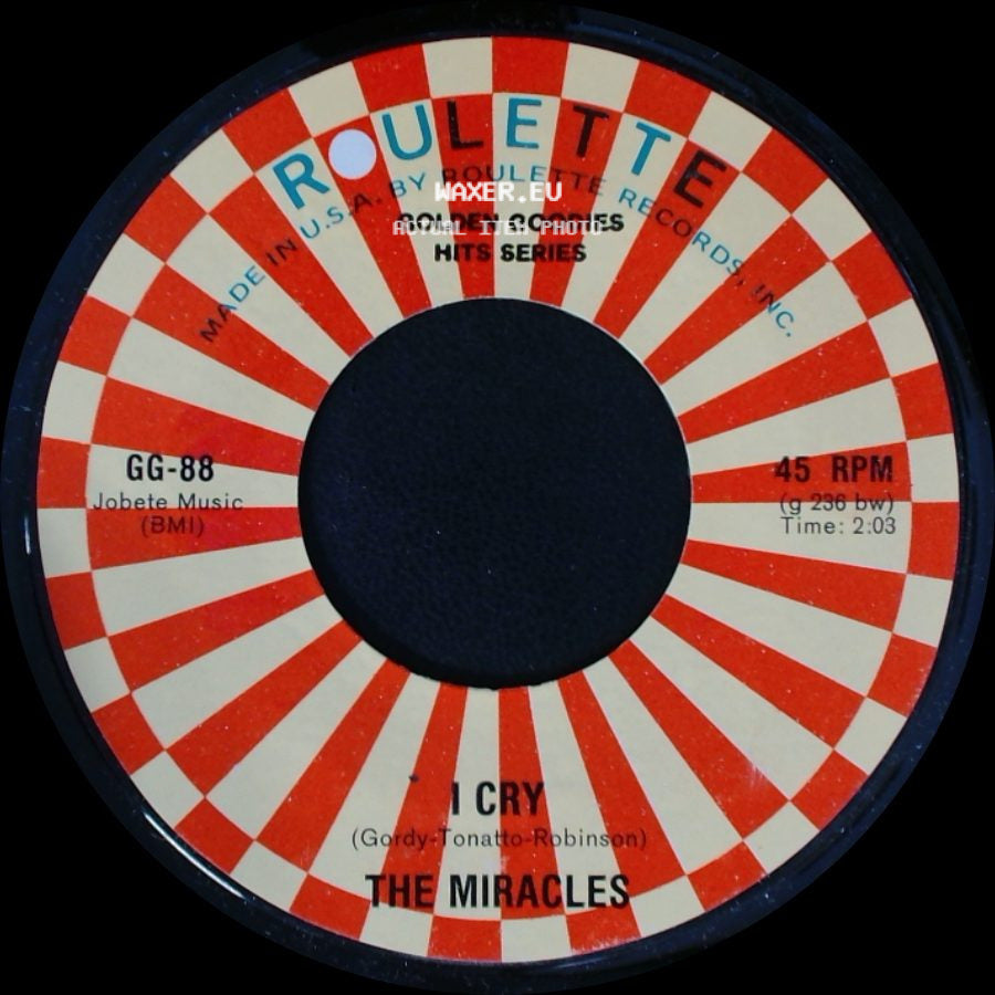 The Miracles - Got A Job / I Cry side B