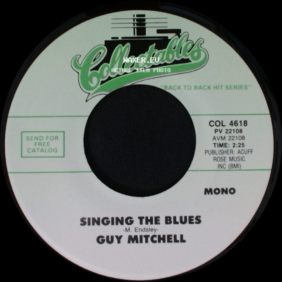 Guy Mitchell - Heartaches By The Number / Singing The Blues side B