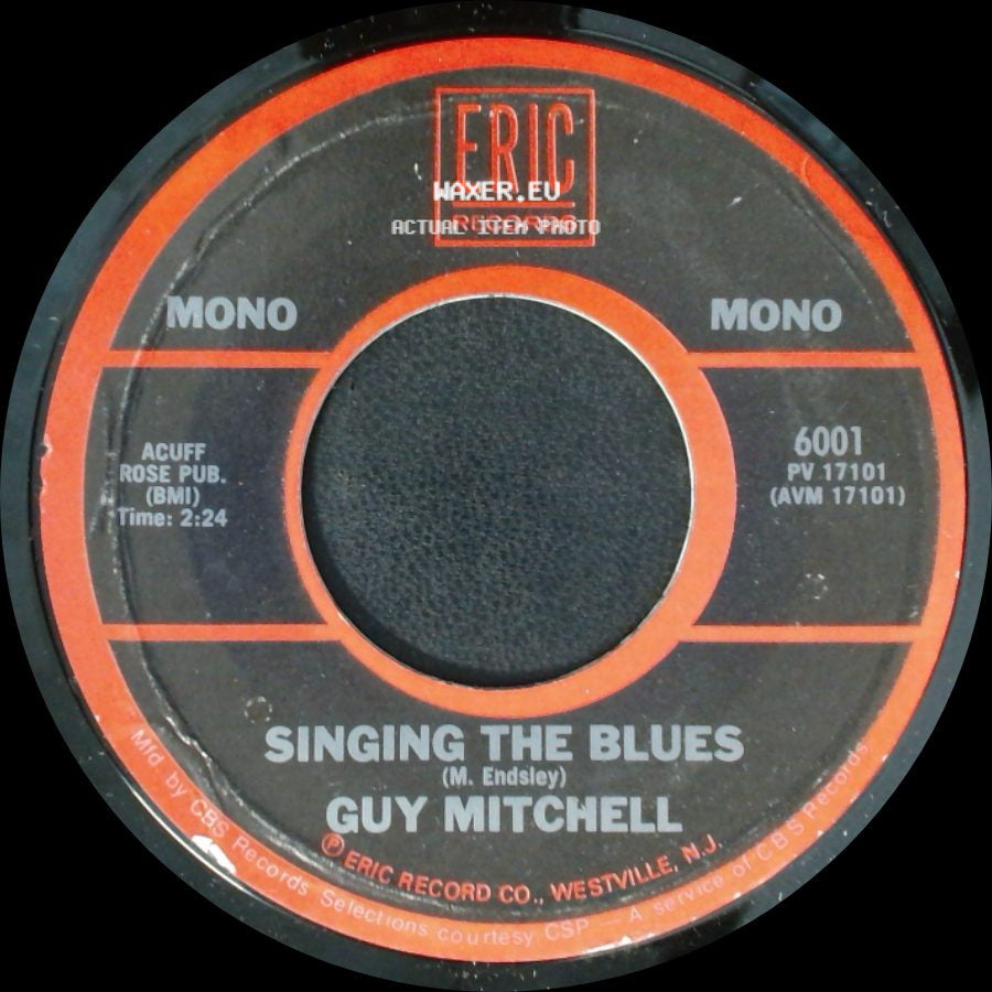 Guy Mitchell - Heartaches By The Number / Singing The Blues side B