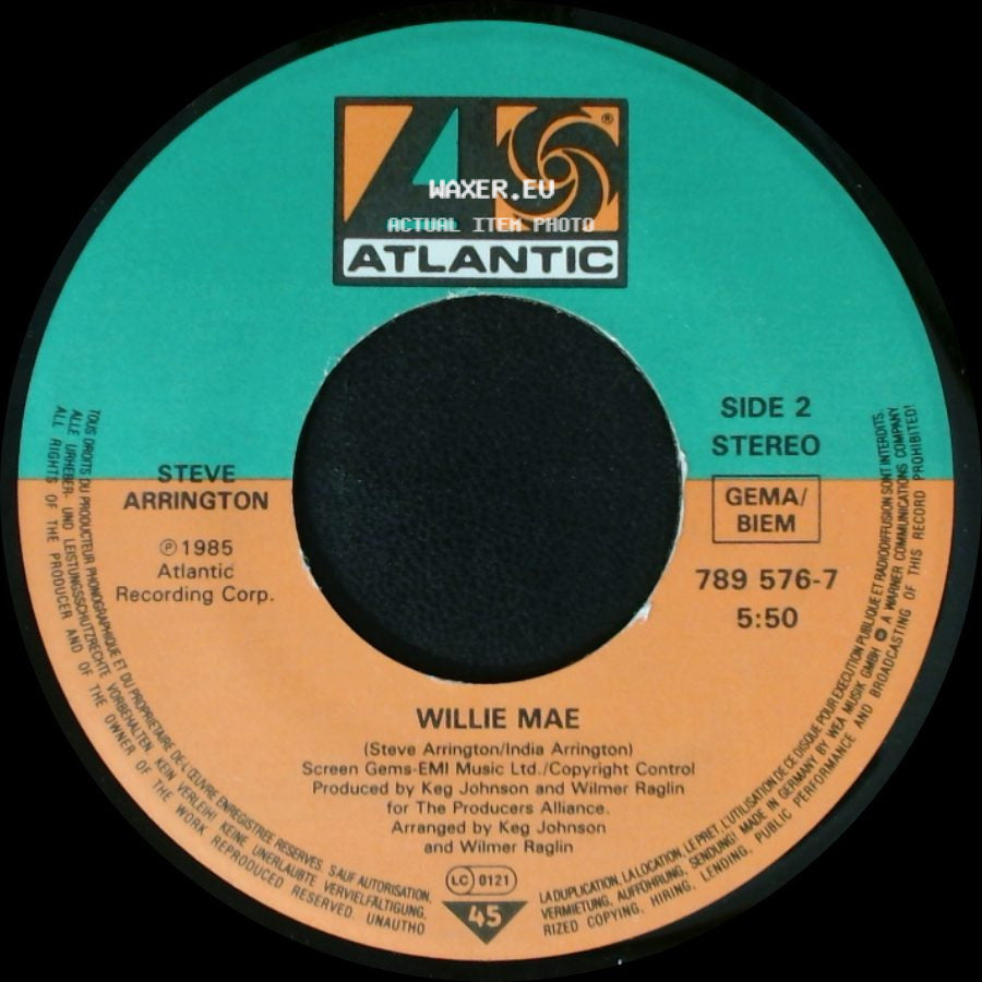 Steve Arrington - Feel So Real / Willie Mae side B