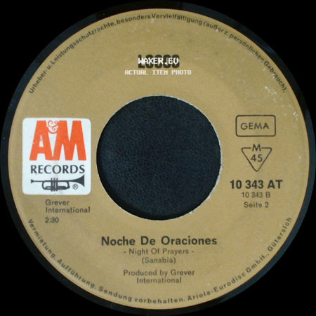 Locos - Viva Zapata / Noche De Oraciones side B