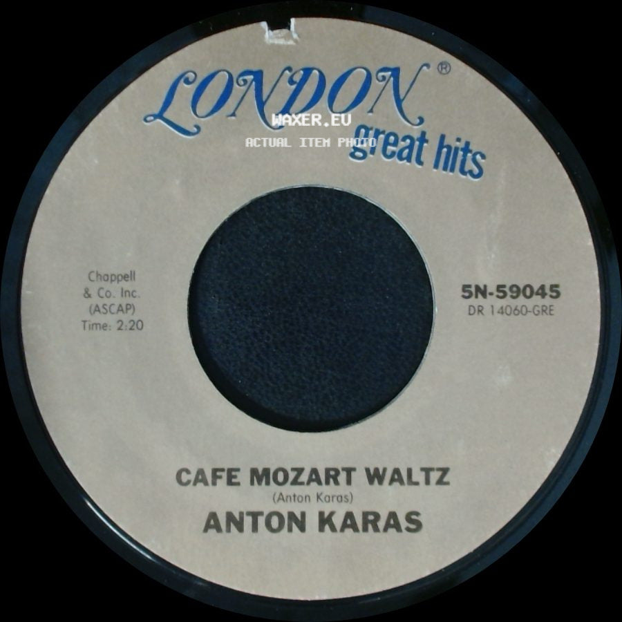 Anton Karas - Cafe Mozart Waltz / "The Third Man" Theme side A