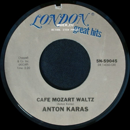 Anton Karas - Cafe Mozart Waltz / "The Third Man" Theme side A