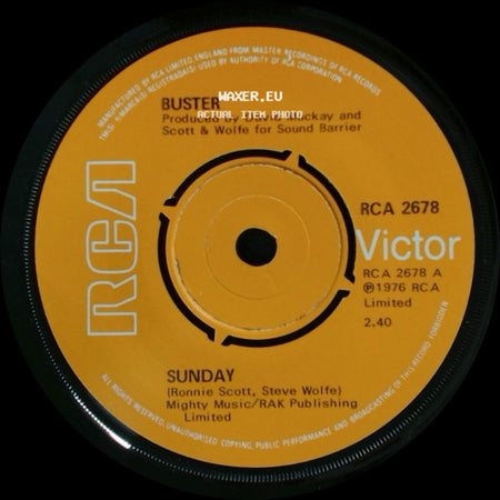 Buster - Sunday / Salt Lake City - Silver Gun side A