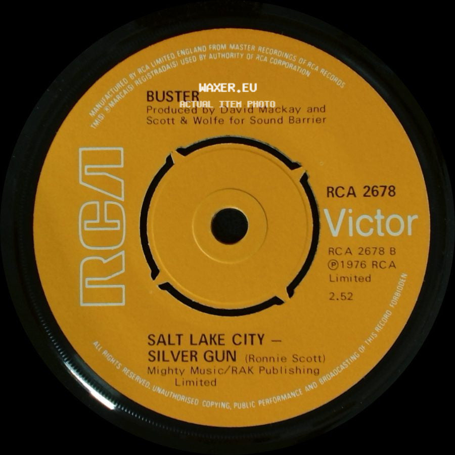 Buster - Sunday / Salt Lake City - Silver Gun side B