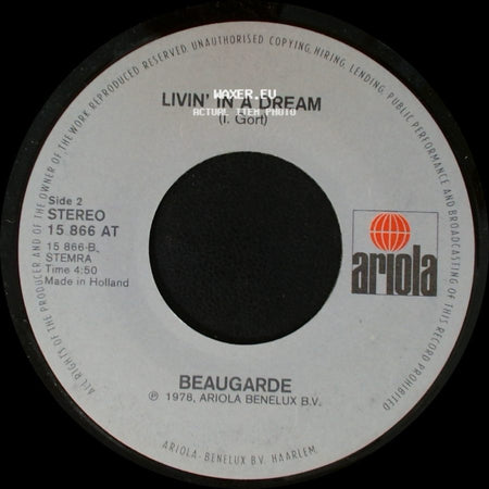 Beaugarde - I Ain't Got No Leg / Livin' In A Dream side B