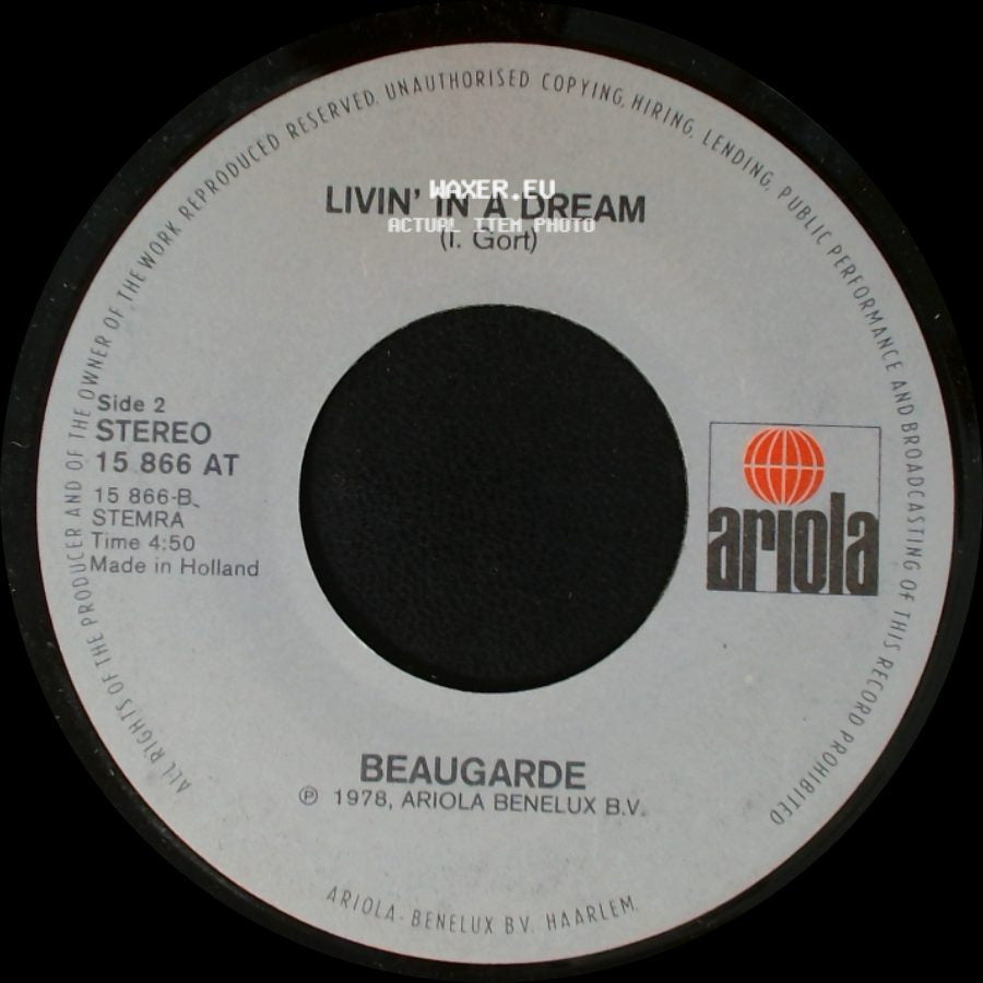 Beaugarde - I Ain't Got No Leg / Livin' In A Dream side B